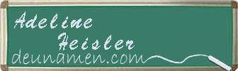 Adeline Heisler Visitenkarte